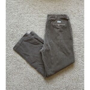 Vintage Polo‎ Ralph Lauren Brown Corduroy Pants Men's Size 36 x 32" Flat Front